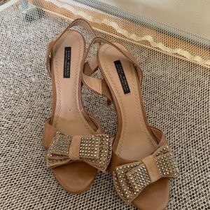 Zara patent leather heels